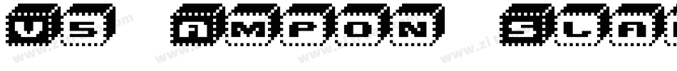 V5 Ampon Slanted字体转换